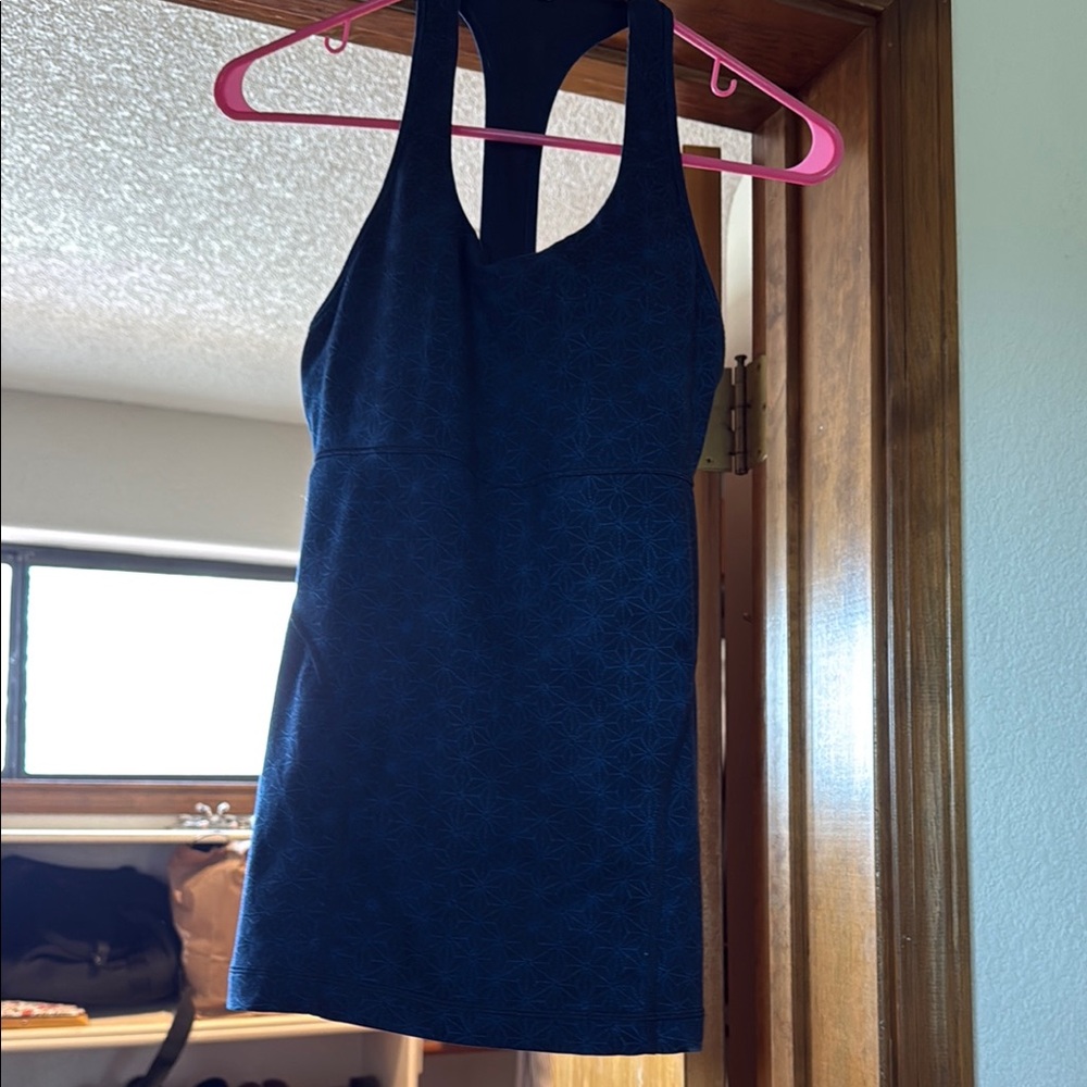 Navy Blue Racerback Dress